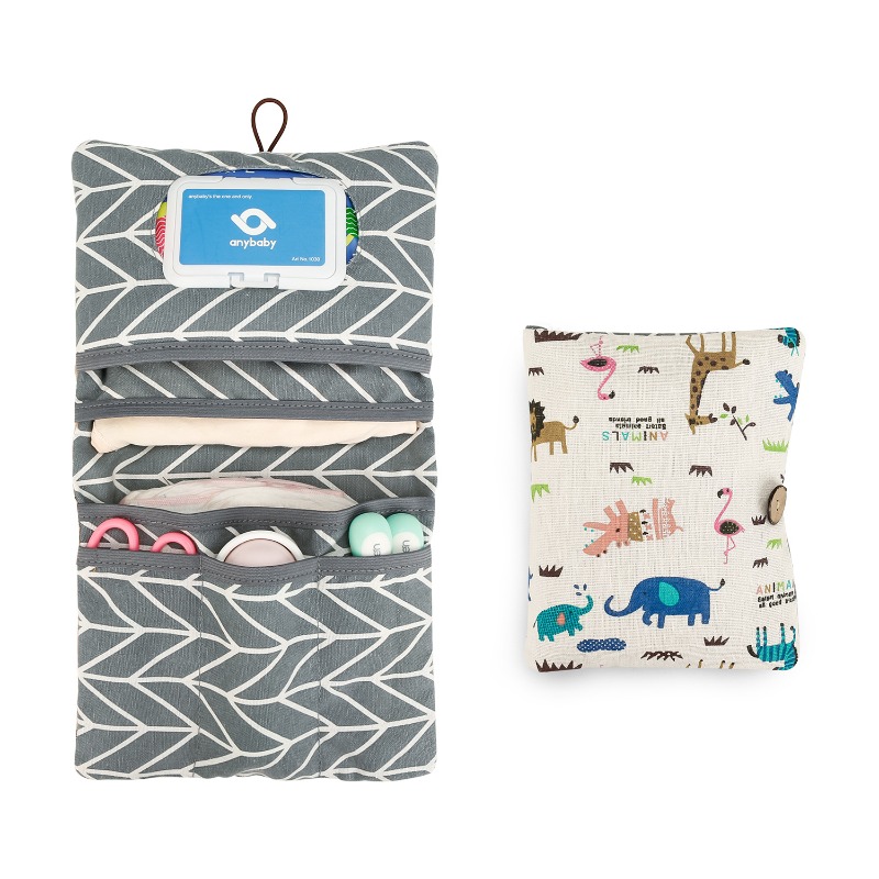 Travel Accessories For Baby - Portable Baby Diaper Organizer Bag with