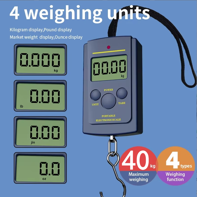 Luggage Scale Hanging - 1PC Multifunctional Mini 40kg/10g Electronic Hanging