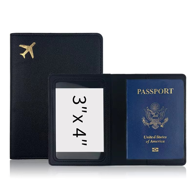Travel Accessories For Plane - 1Pc New PU Leather Passport Holder