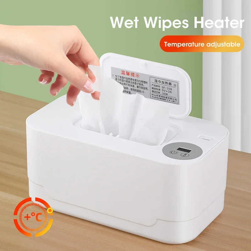 Travel Accessories For 2 Year Old - Portable Baby Wipe Warmer 2-in-1 Heated