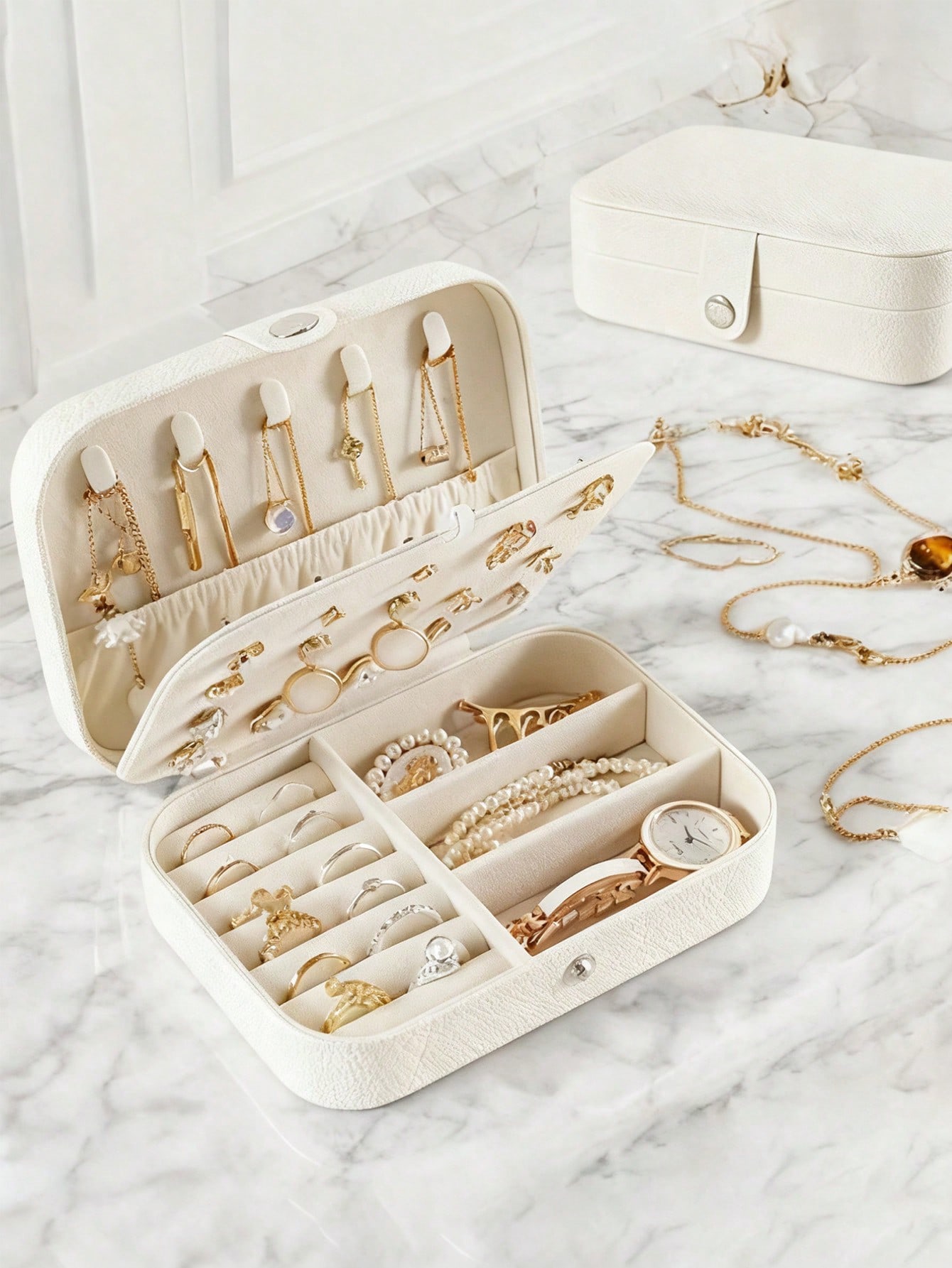 Accessories Travel Jewelry Box - 1pc Large Capacity Travel Jewelry Storage