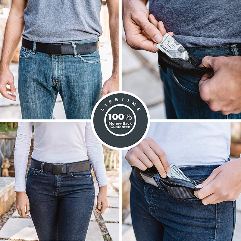 Anti-Theft Travel Waist Bag 12 - đánh giá và giá Money Belt Hidden