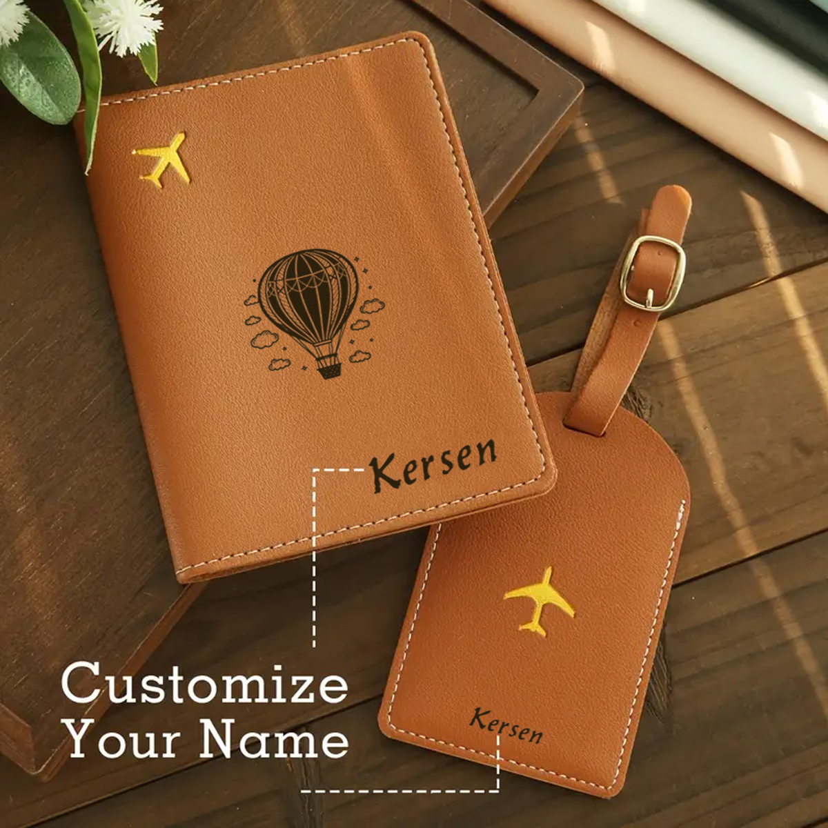 2-piece personalized passport  - đánh giá và giá Travel Accessories For Baby