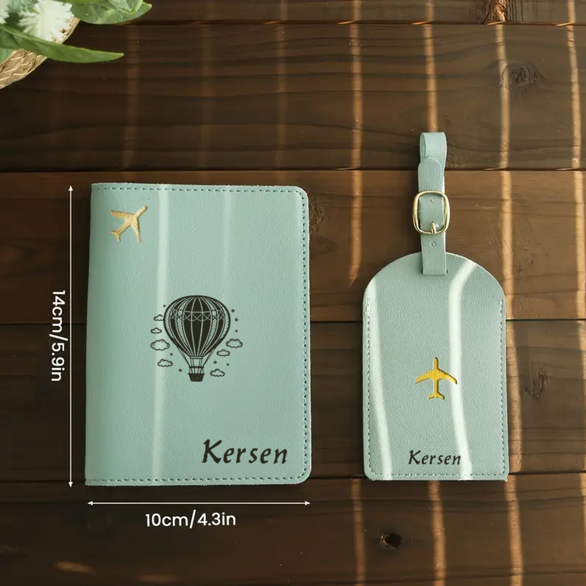 2-piece personalized passport  - đánh giá và giá Travel Accessories For Baby