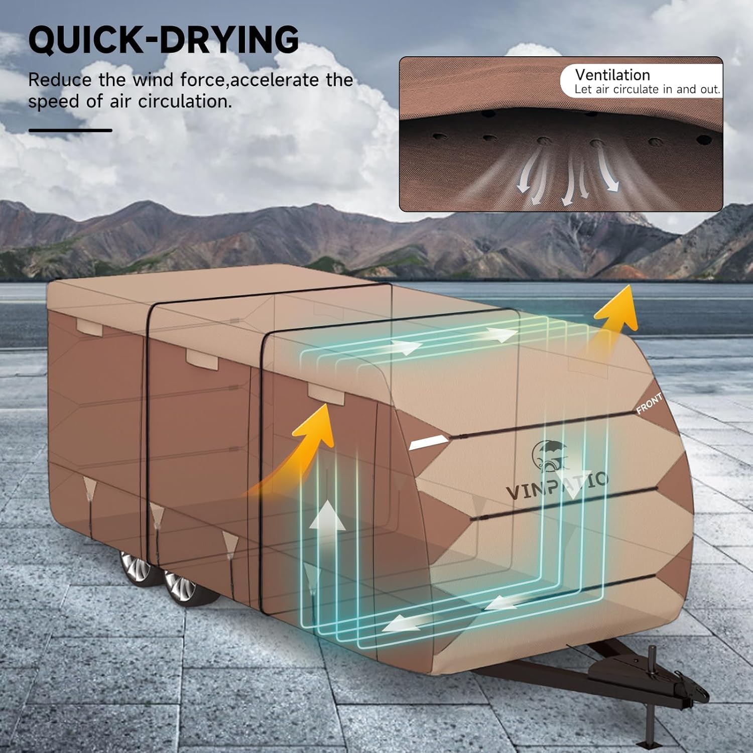 Vinpatio Travel Trailer RV Cov - đánh giá và giá Travel Accessories Kit