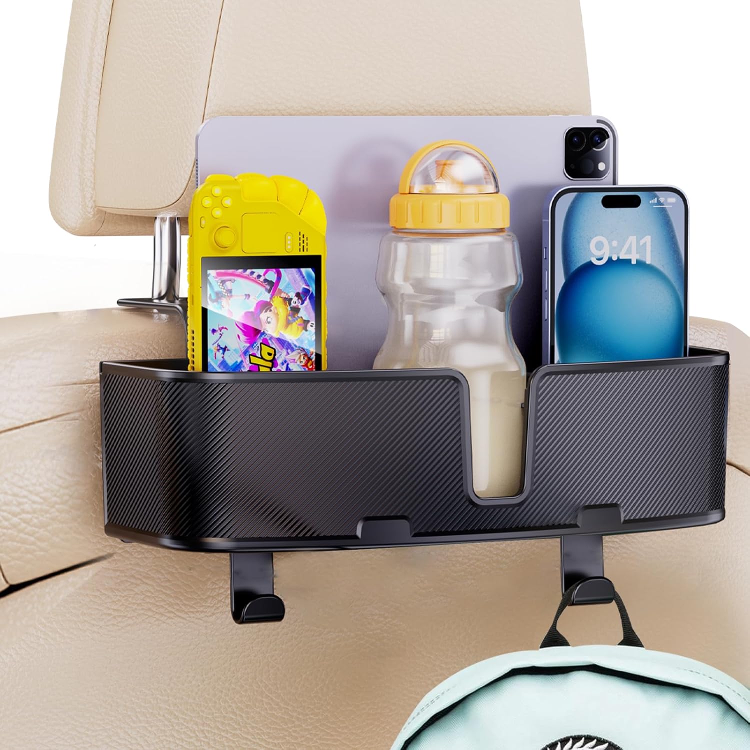 Car Headrest Cup Holder with S - đánh giá và giá Car Seat Travel Bag