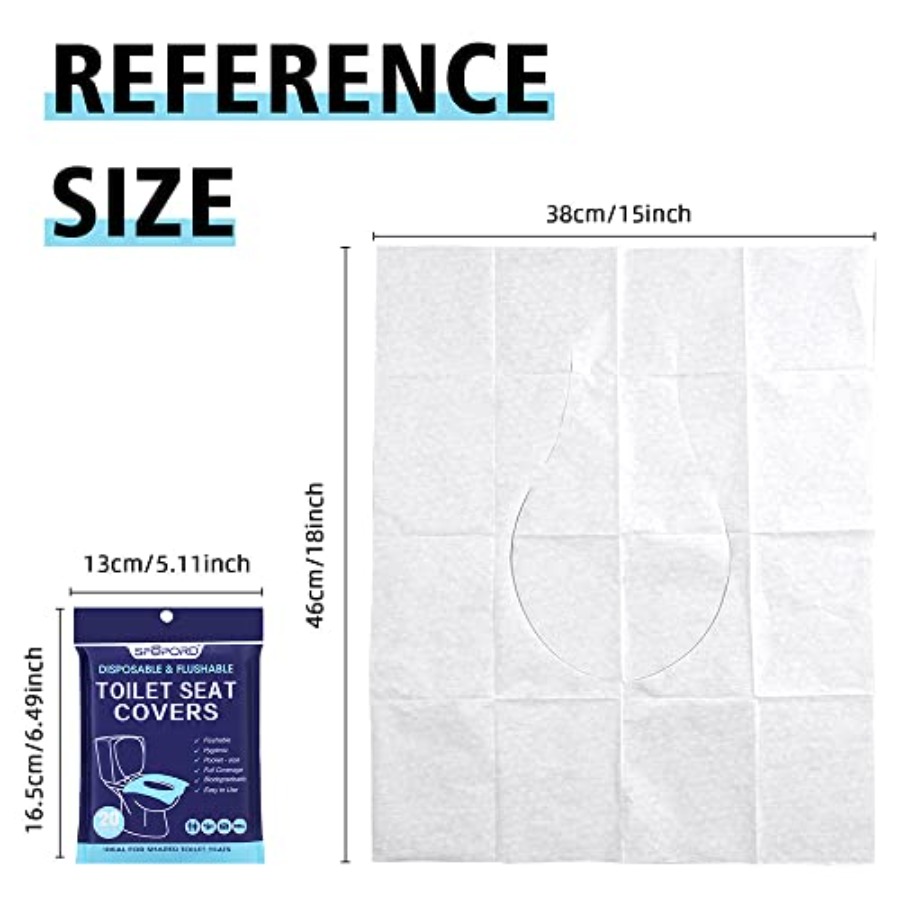 XL 100PCS Toilet Seat Covers D - đánh giá và giá Travel Accessories Essentials