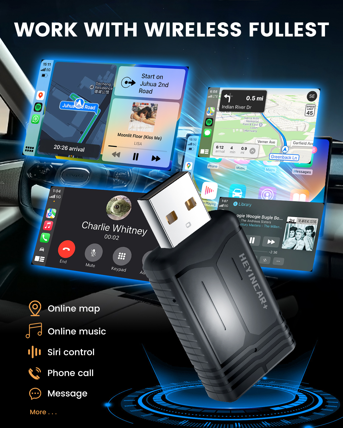 2026 NEW Wireless CarPlay Adap - đánh giá và giá Travel Adapter Universal