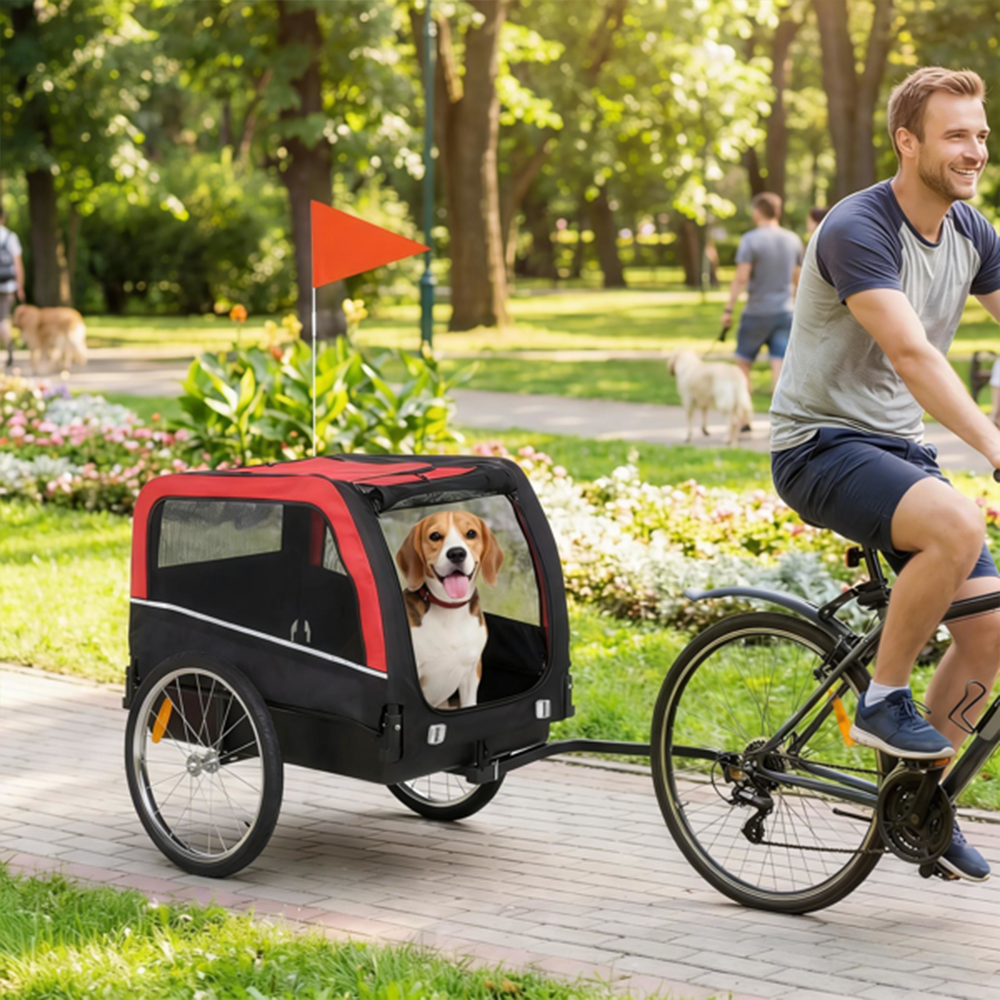 Dog Bike Trailer Pet Cart Bicy - đánh giá và giá Travel Accessories In Store