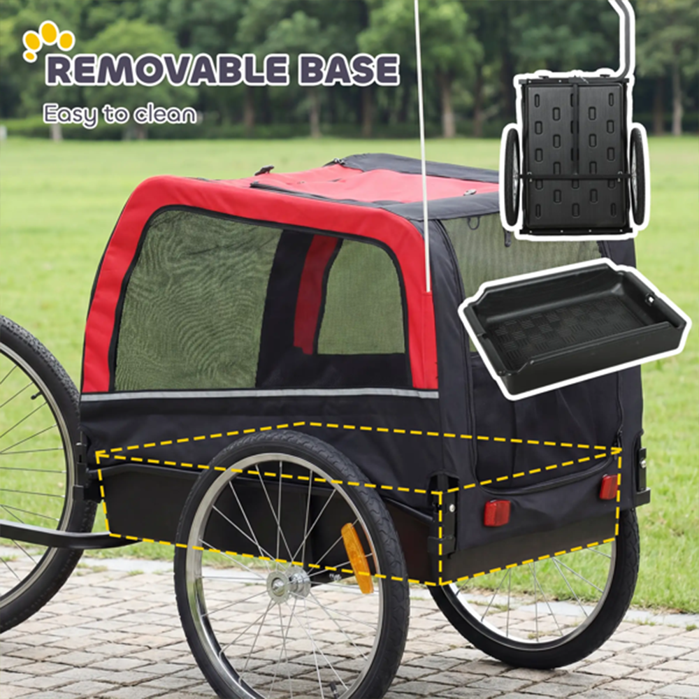 Dog Bike Trailer Pet Cart Bicy - đánh giá và giá Travel Accessories In Store