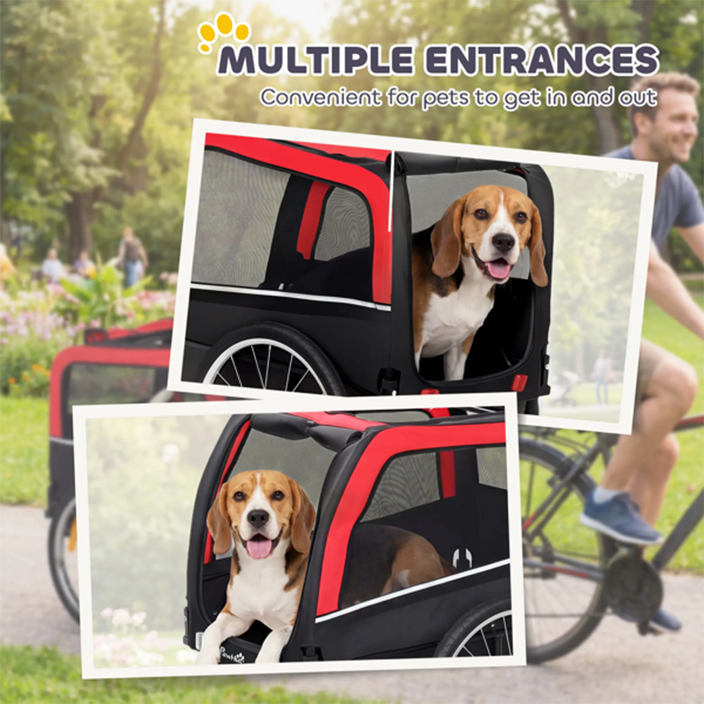 Dog Bike Trailer Pet Cart Bicy - đánh giá và giá Travel Accessories In Store