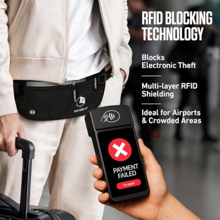 Money Belt for Travel Slim Hid - đánh giá và giá Money Belt Hidden