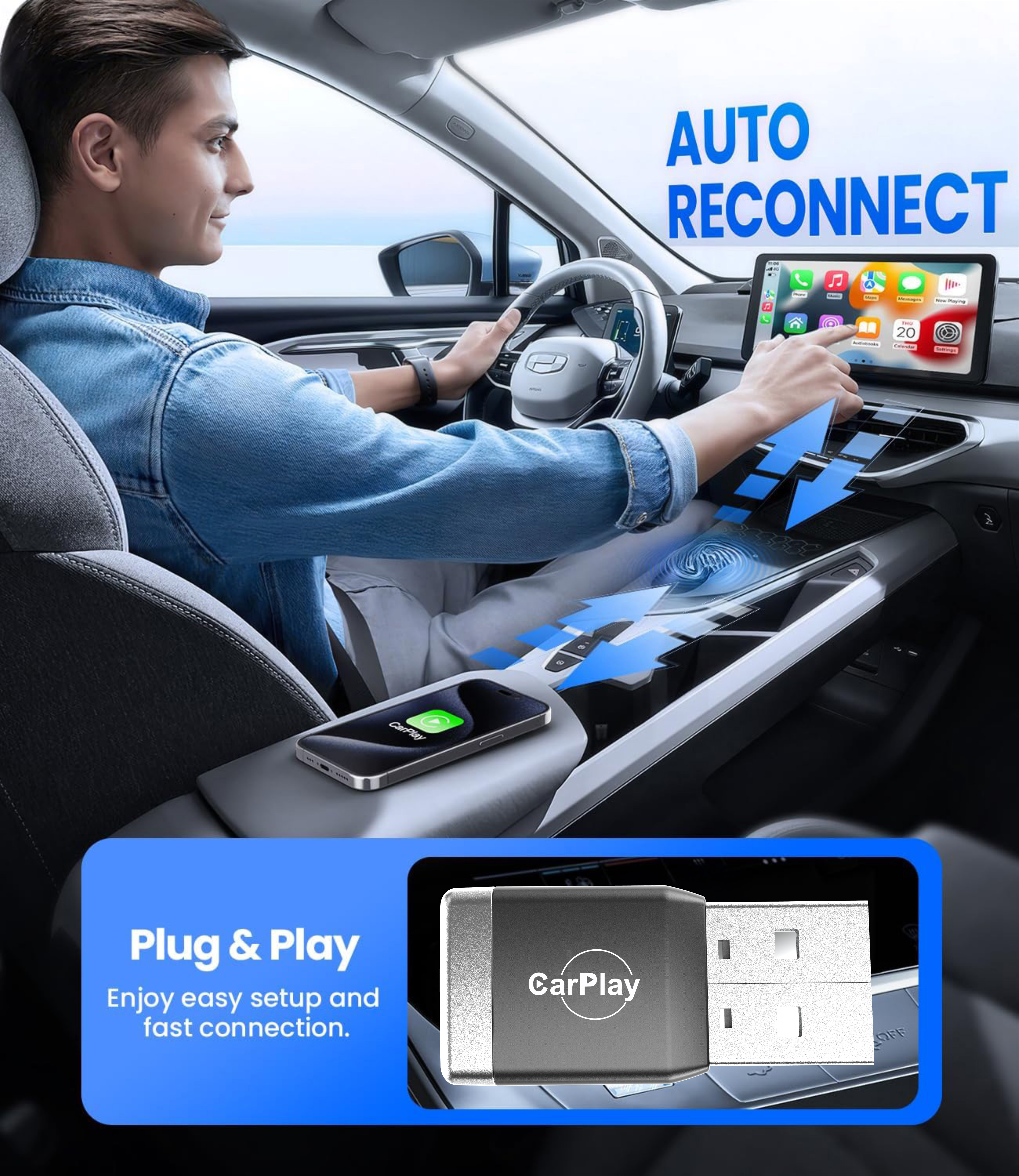 New Wireless CarPlay Android A - đánh giá và giá Travel Adapter Universal