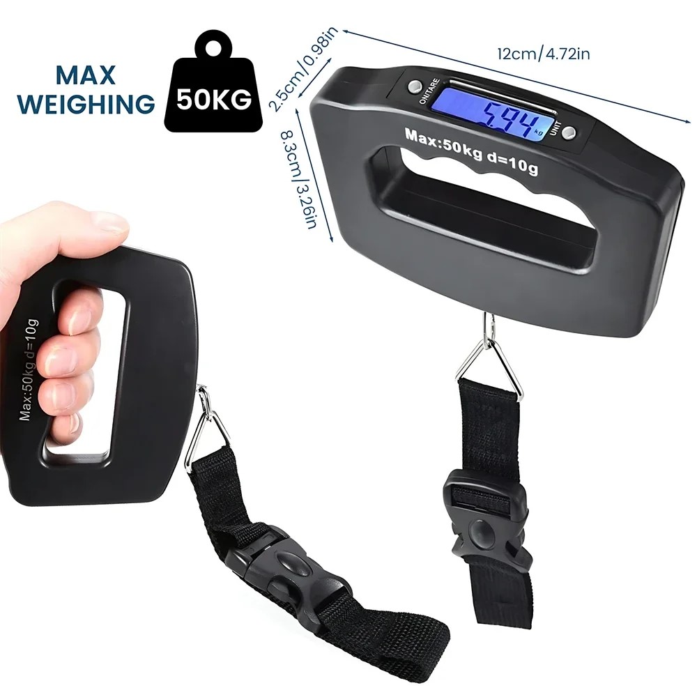 Portable Scale Digital LCD Dis - đánh giá và giá Luggage Scale Hanging