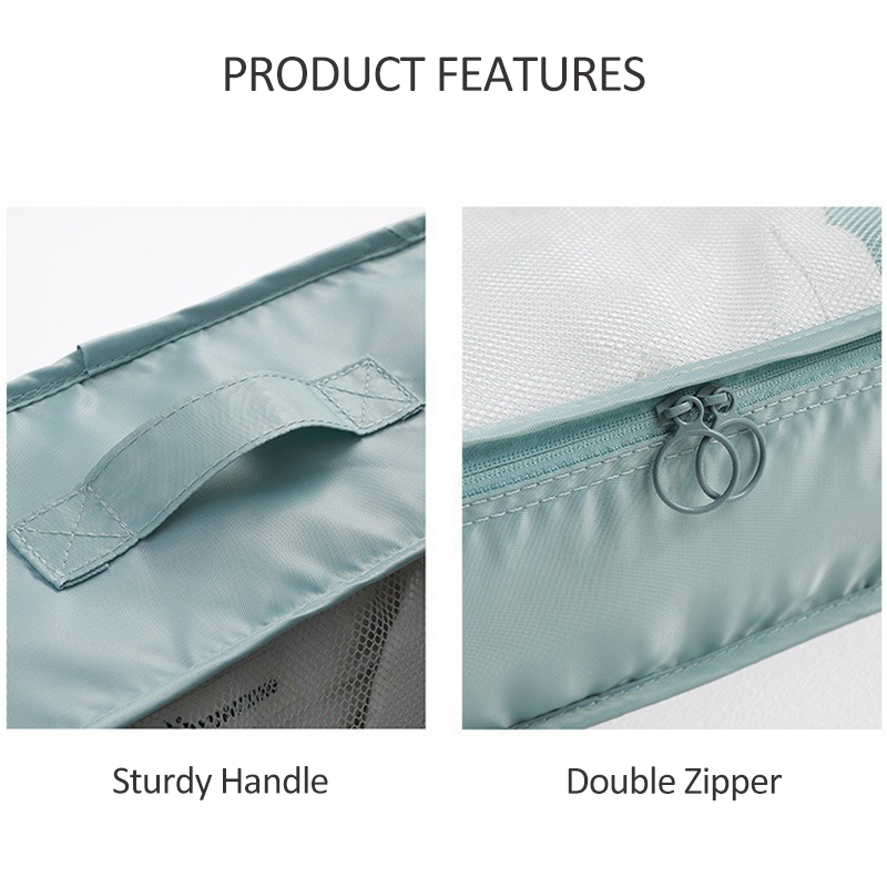 7 Piece Luggage Clothes Organi - đánh giá và giá Travel Accessories For Plane