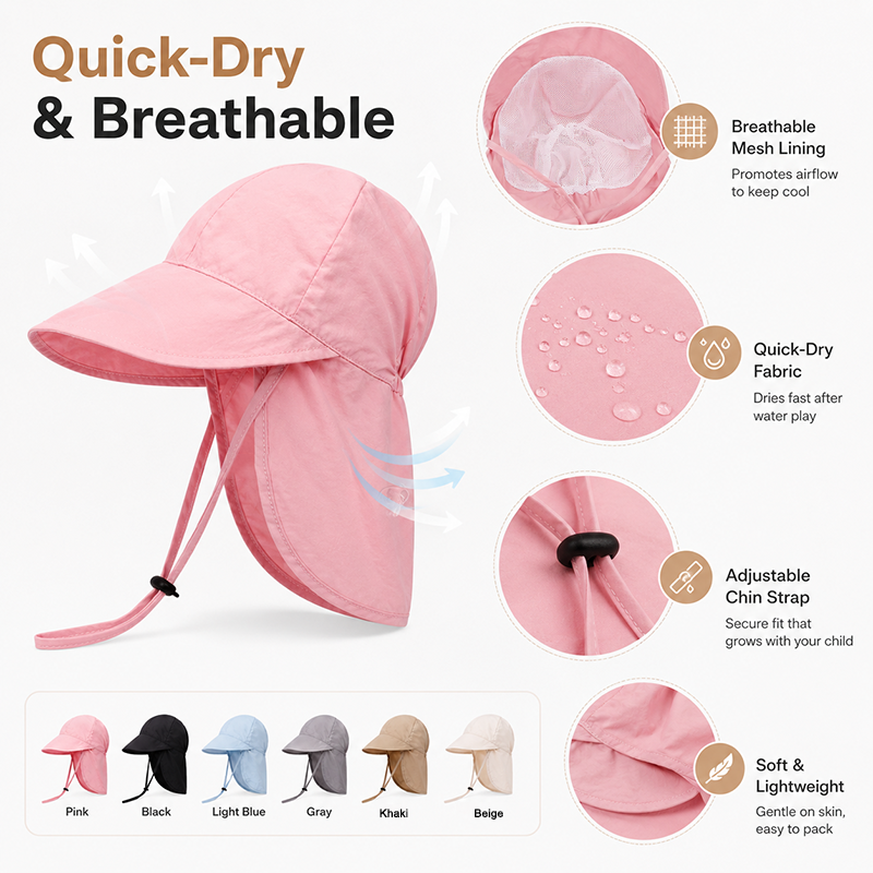 Quick Dry Baby Hats Summer Thi - đánh giá và giá Travel Accessories For Baby