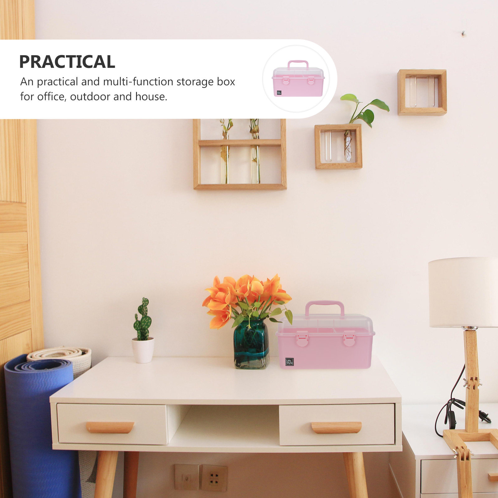 1Pcs Compact Two-Tier Hair Acc - đánh giá và giá Accessories Travel Jewelry Box