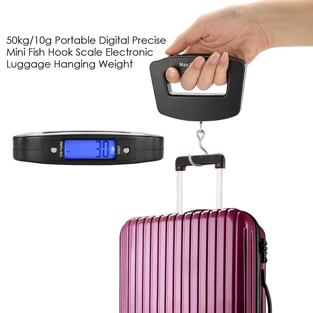 50kg Digital Fishing Scale Han - đánh giá và giá Luggage Scale Hanging