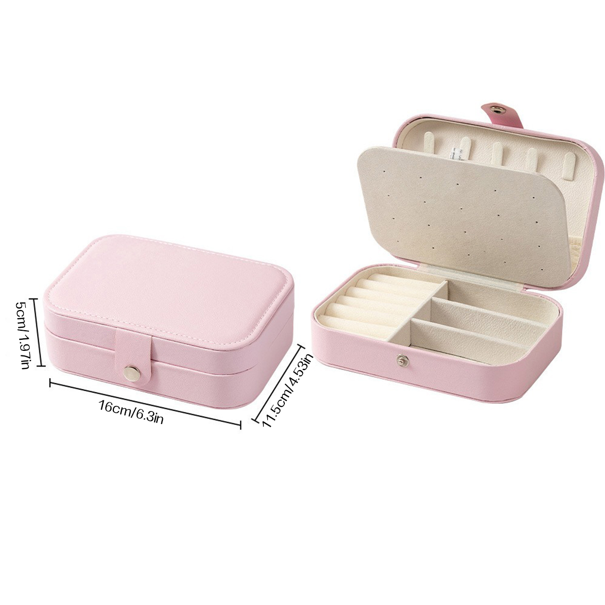 New Portable Multi-Compartment - đánh giá và giá Accessories Travel Jewelry Box