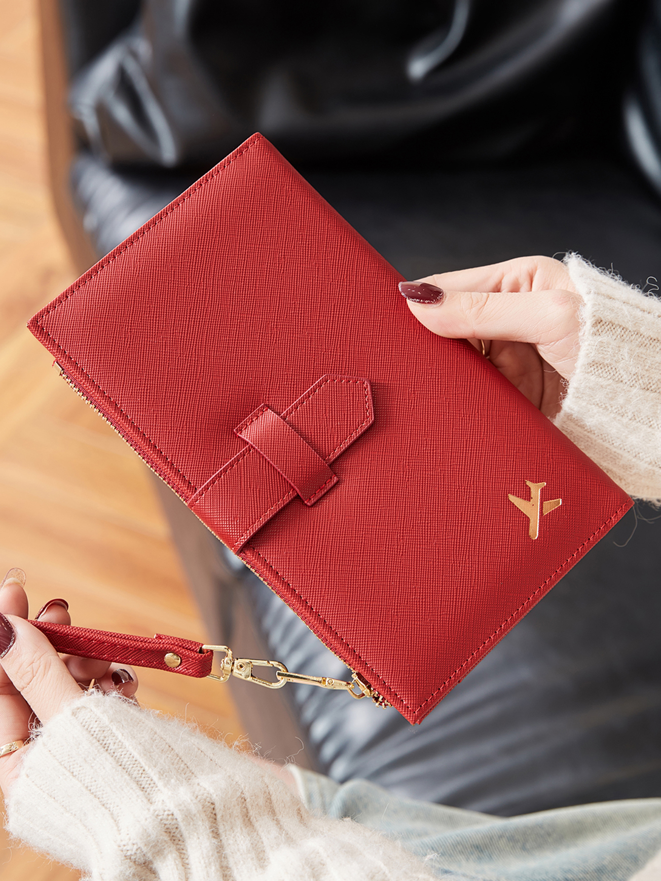 Fashionable PU leather airplan - đánh giá và giá Travel Accessories For Plane