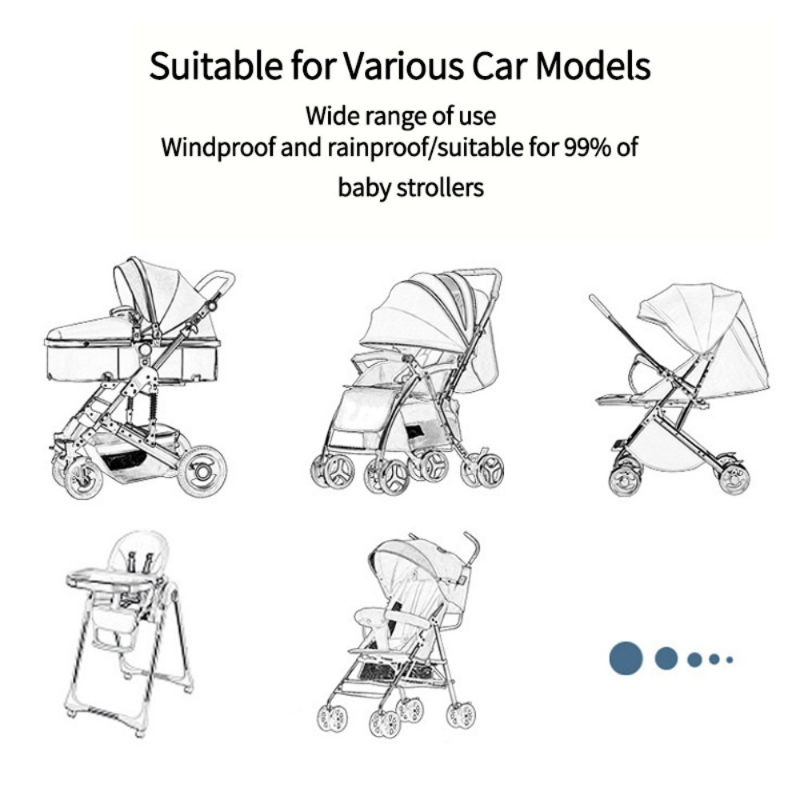 Universal Stroller Rain Cover  - đánh giá và giá Travel Accessories For Baby