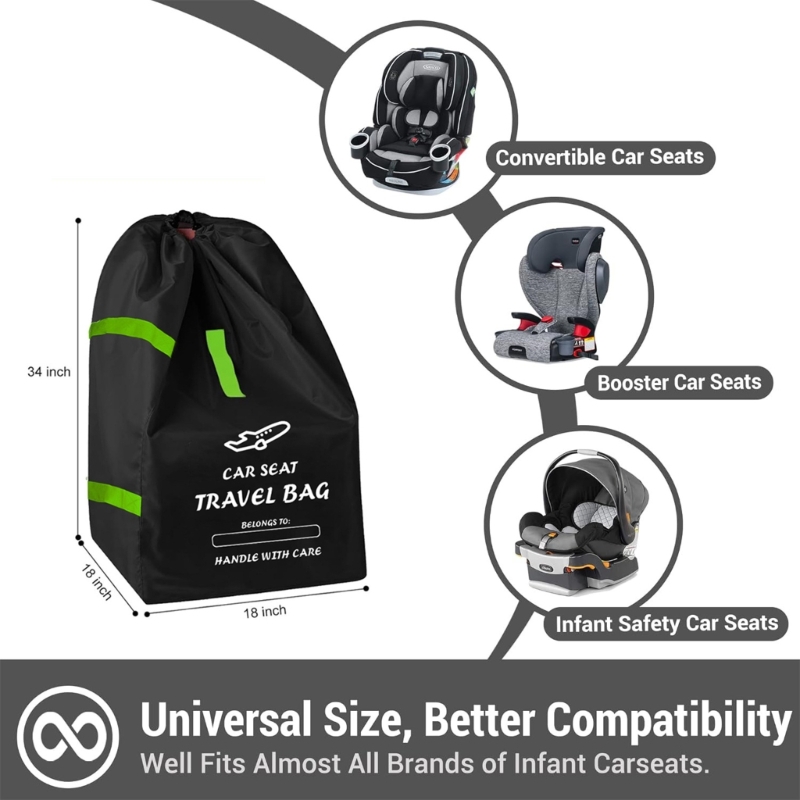 Durability Carseat Gate Check  - đánh giá và giá Car Seat Travel Bag