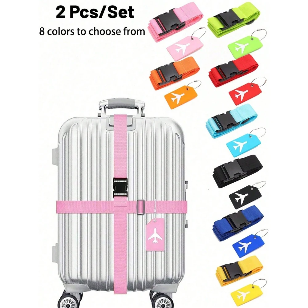 Luggage Strap Set with Luggage - đánh giá và giá Travel Accessories Kit