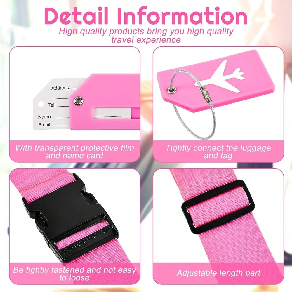 Luggage Strap Set with Luggage - đánh giá và giá Travel Accessories Kit