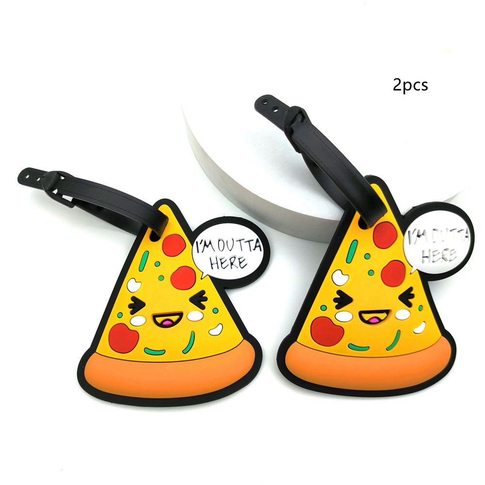 2pcs Delicious Food Pizza Lugg - đánh giá và giá Travel Accessories Essentials