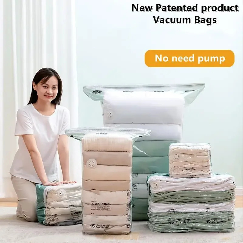 1pc No Need Pump Vacuum Bags L - đánh giá và giá Travel Accessories In Store