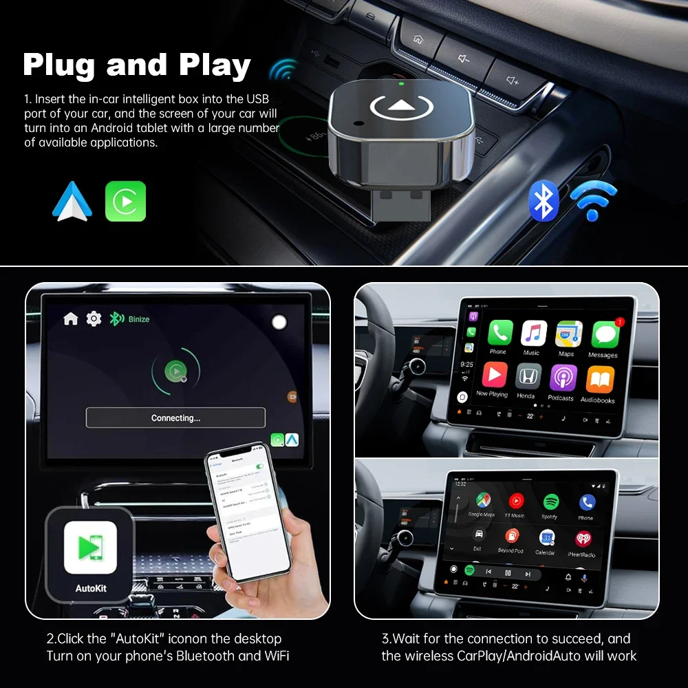 New Wireless CarPlay Android A - đánh giá và giá Travel Adapter Universal