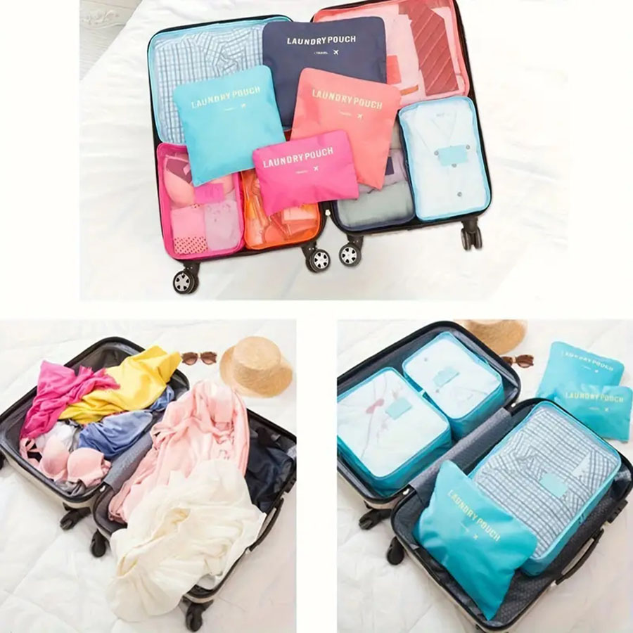 6pcs Travel Organizer Storage  - đánh giá và giá Travel Accessories For Plane