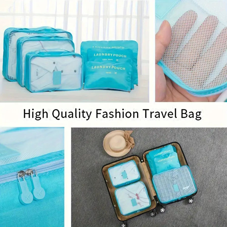 6pcs Travel Organizer Storage  - đánh giá và giá Travel Accessories For Plane