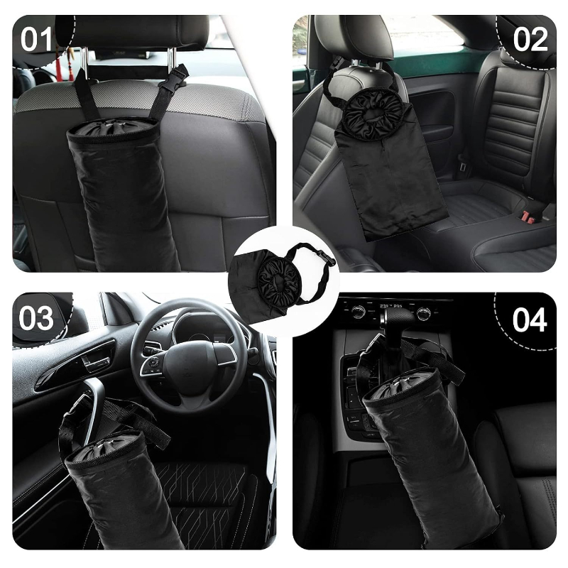 Car Trash Bag Can Hanging Back - đánh giá và giá Car Seat Travel Bag