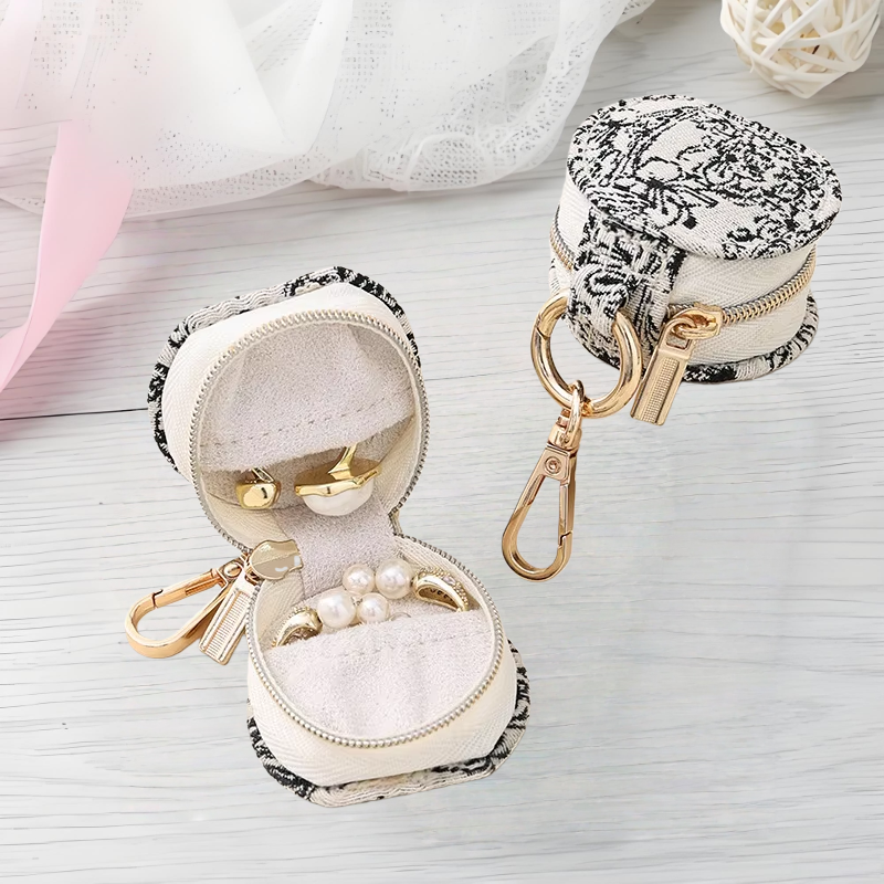 Portable Mini Jewelry Box, Tra - đánh giá và giá Accessories Travel Jewelry Box