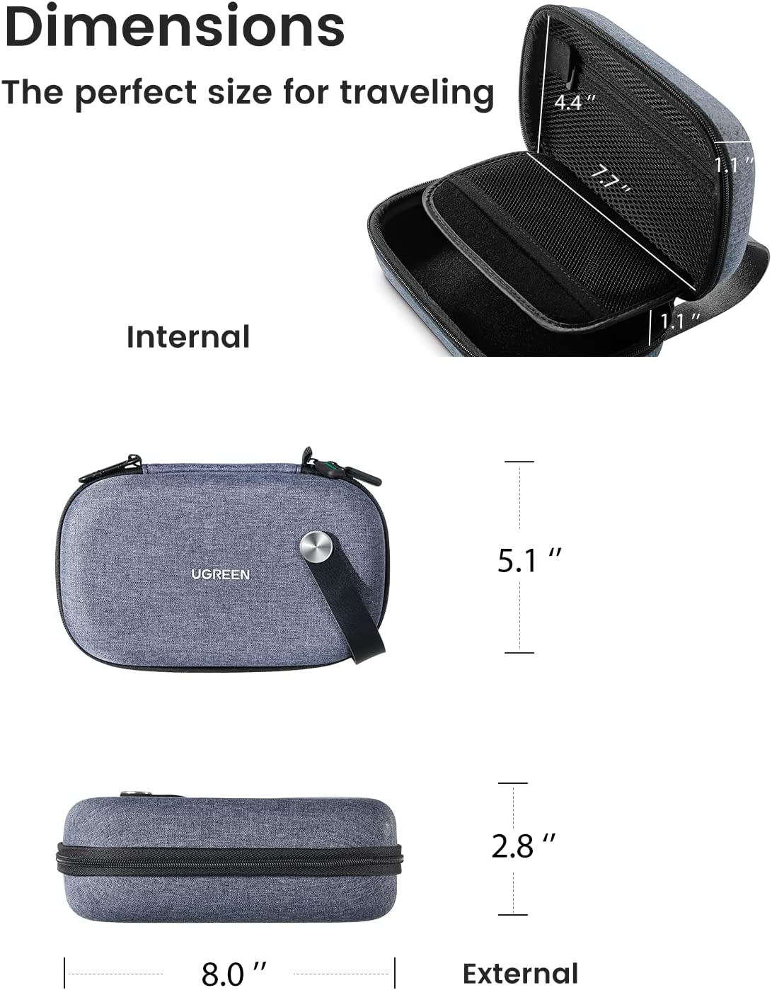 UGREEN Electronics Travel Orga - đánh giá và giá Travel Accessories Case