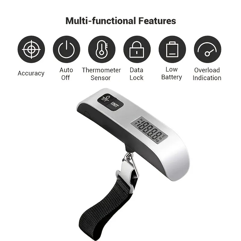 Portable Scale Digital LCD Dis - đánh giá và giá Luggage Scale Hanging