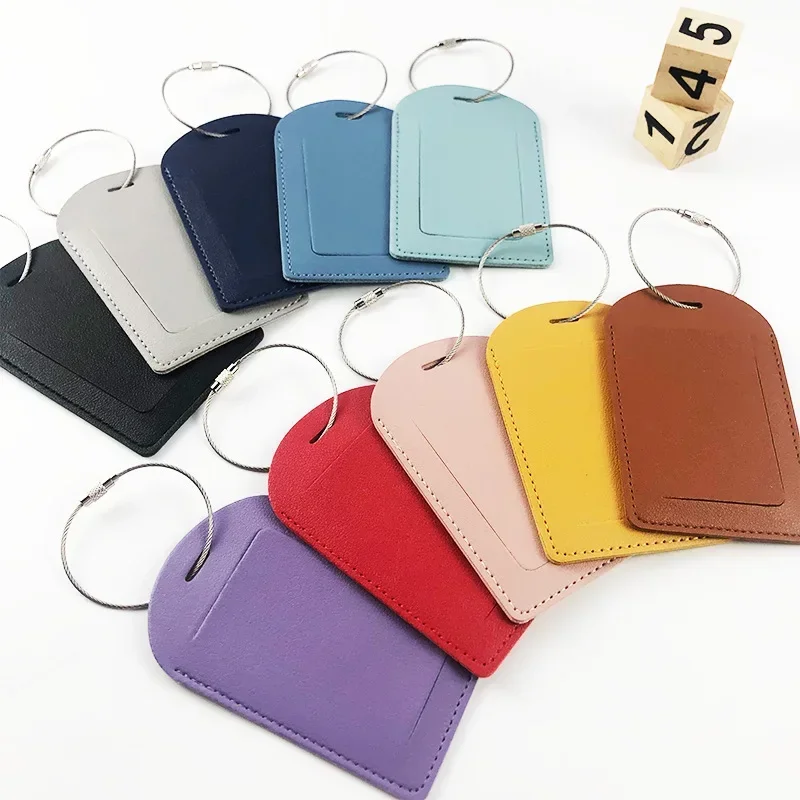 PU Leather Luggage Tags Women  - đánh giá và giá Travel Accessories For Plane