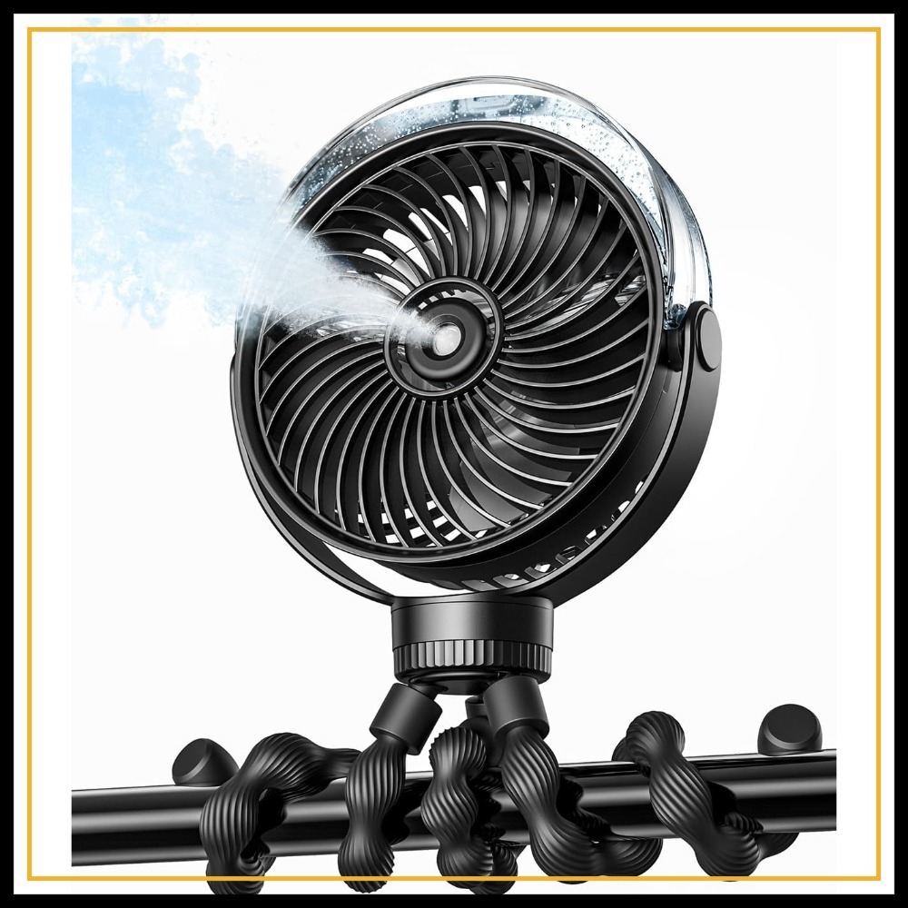 Misting Stroller Fan – Portabl - đánh giá và giá Car Seat Travel Bag