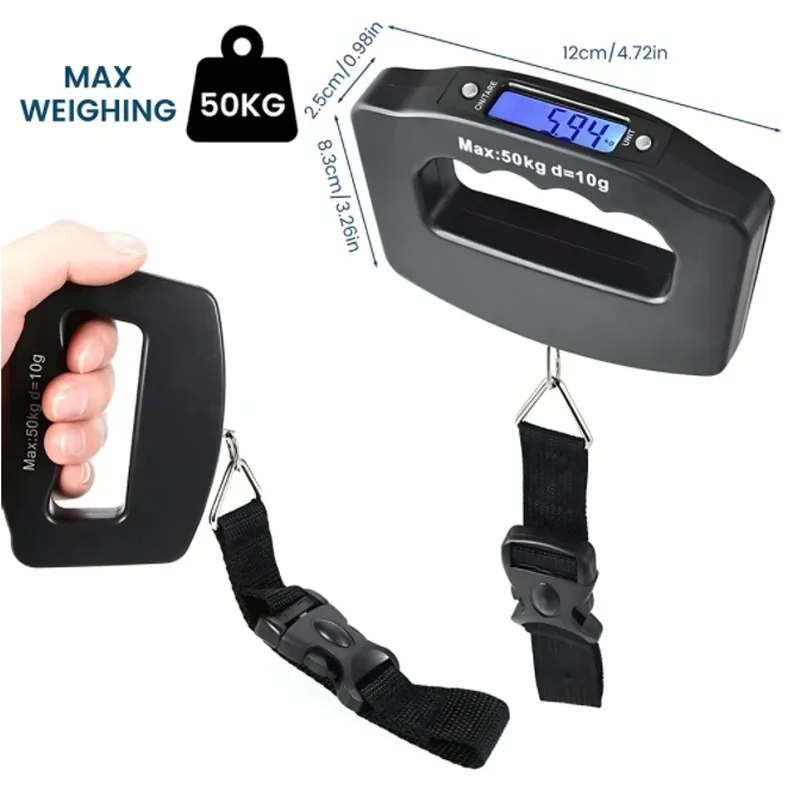 50kg/10g Digital Luggage Scale - đánh giá và giá Luggage Scale Hanging