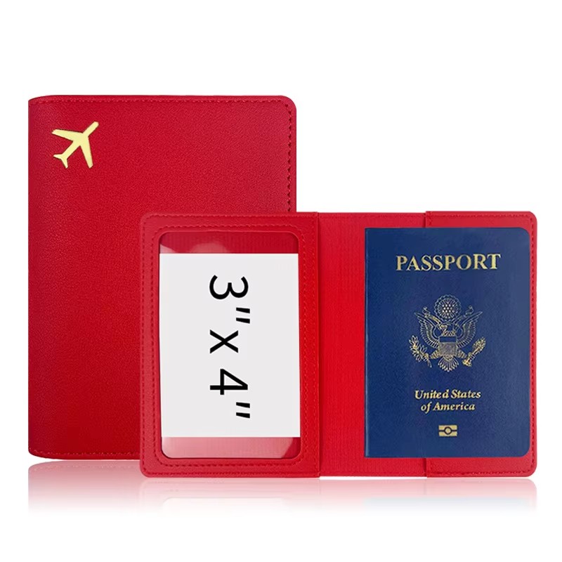 1Pc New PU Leather Passport Ho - đánh giá và giá Travel Accessories For Plane