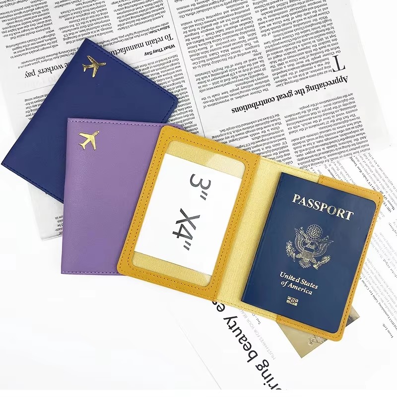 1Pc New PU Leather Passport Ho - đánh giá và giá Travel Accessories For Plane
