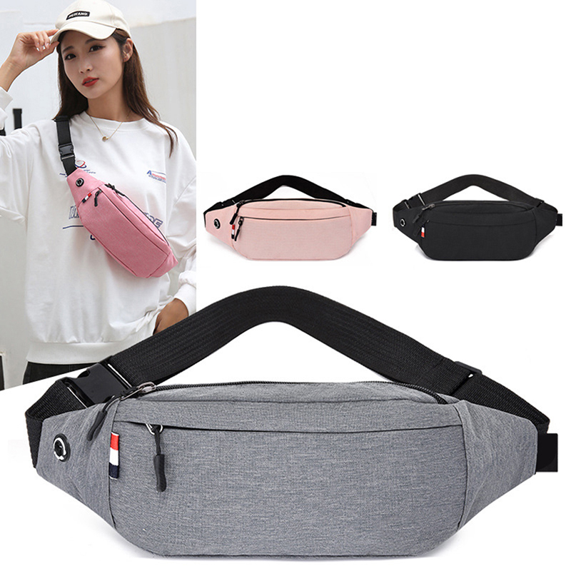 Men Male Waist Bag Pack Grey C - đánh giá và giá Money Belt Hidden