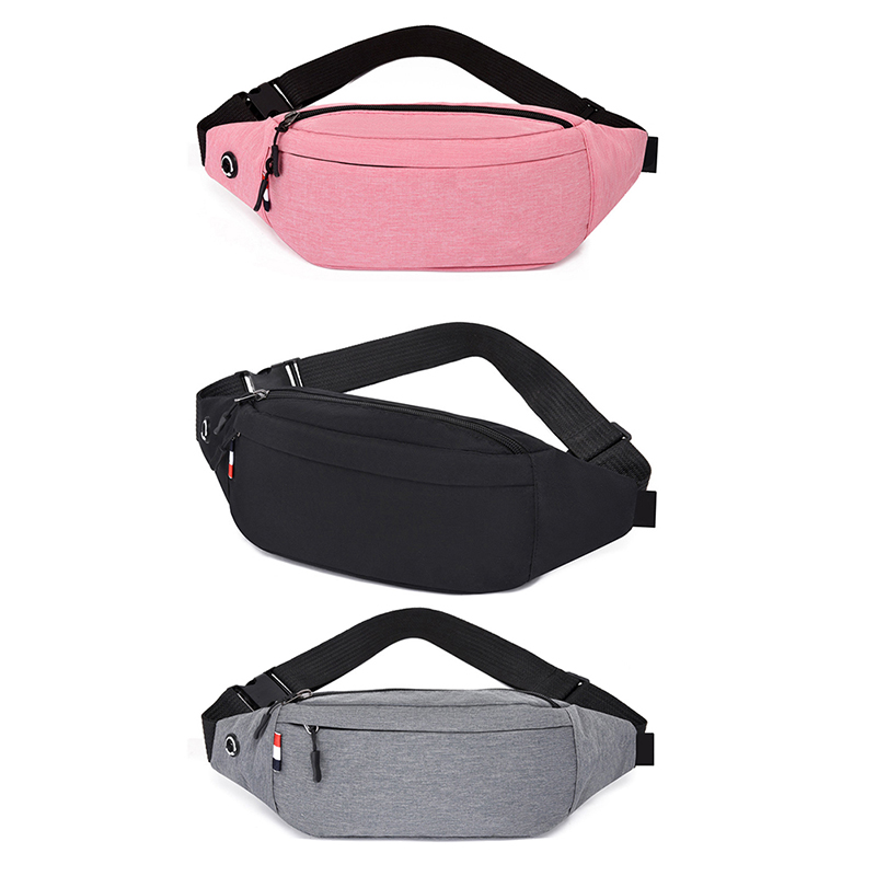 Men Male Waist Bag Pack Grey C - đánh giá và giá Money Belt Hidden