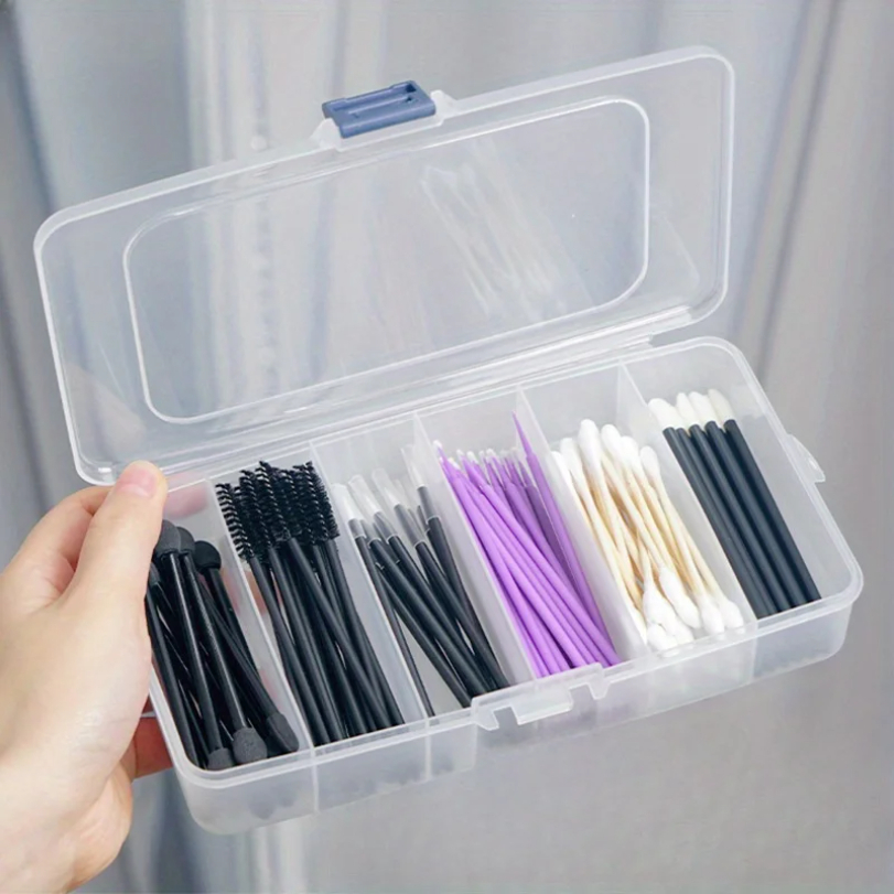 Clear 5/6-grid Portable Plasti - đánh giá và giá Accessories Travel Jewelry Box