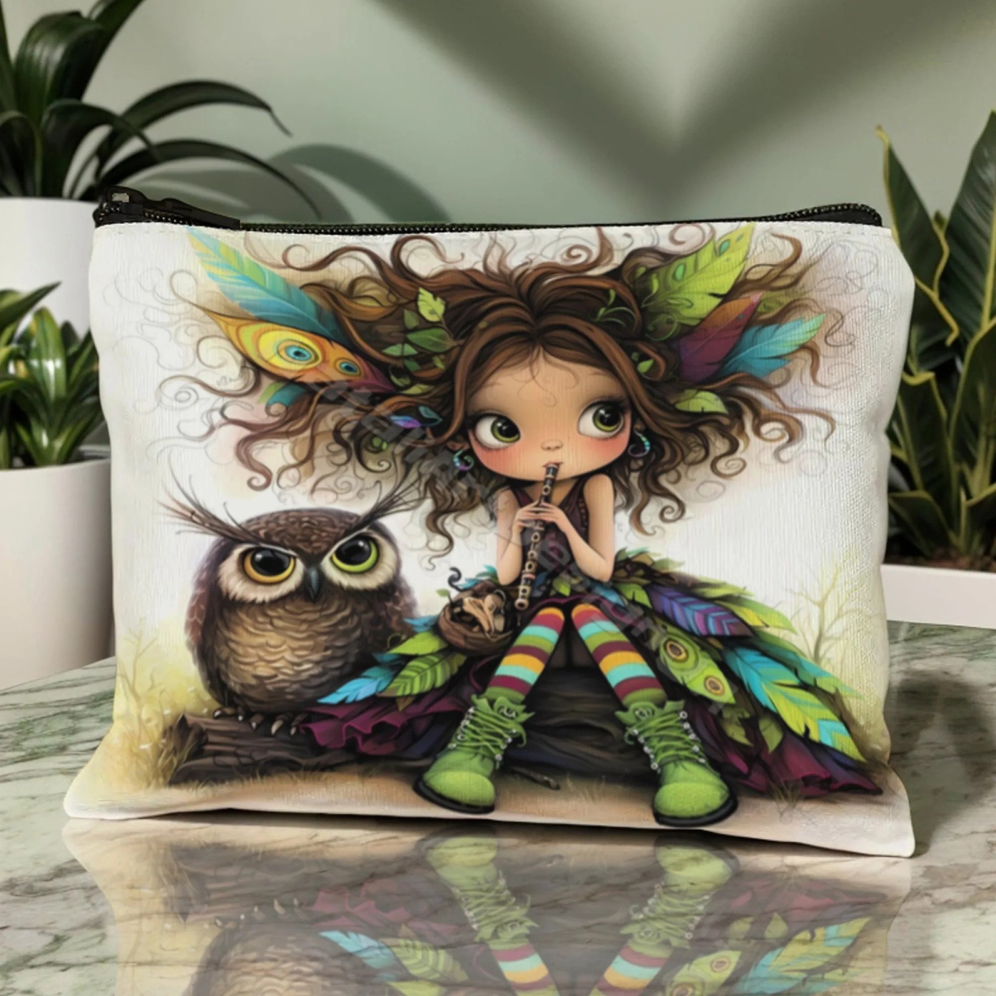 Cartoon Girl Makeup Bag Zipper - đánh giá và giá Travel Accessories Case