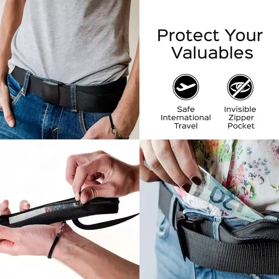 New A Travel Cash Anti-Theft B - đánh giá và giá Money Belt Hidden