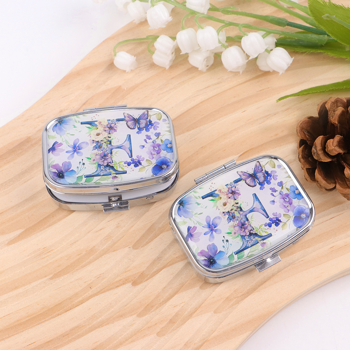 English Letter Pill Boxes Flow - đánh giá và giá Accessories Travel Jewelry Box