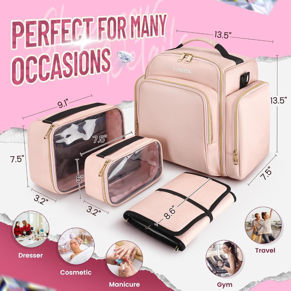 Large Travel Cosmetic Organize - đánh giá và giá Accessories Travel Jewelry Box
