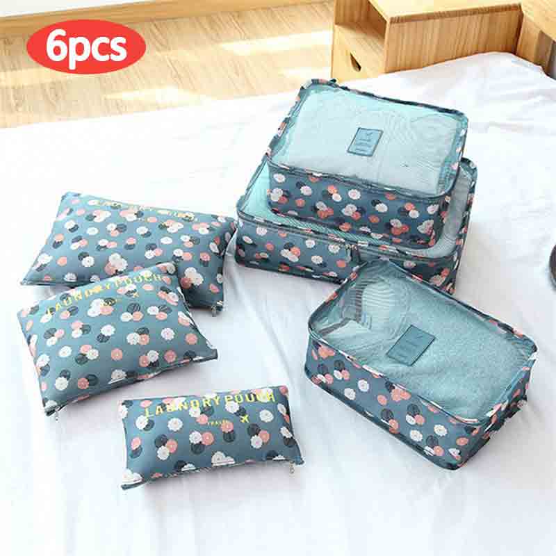 6 PCS Travel Storage Bag Set f - đánh giá và giá Travel Accessories For Plane
